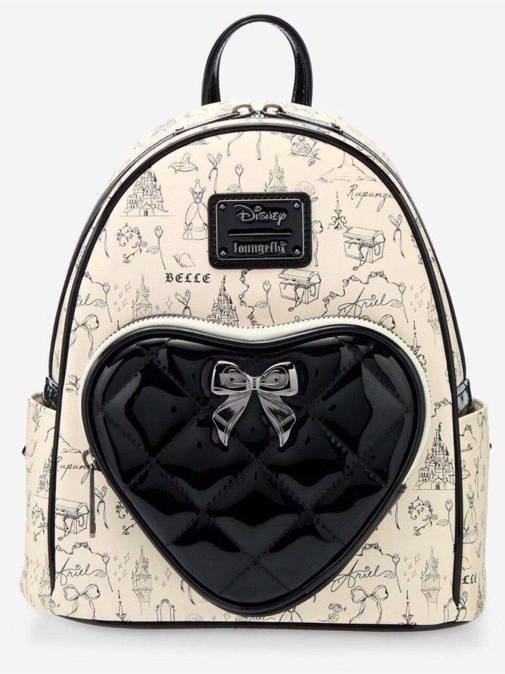 Loungefly Disney AOP Princesses Sketch Icons Mini-Backpack